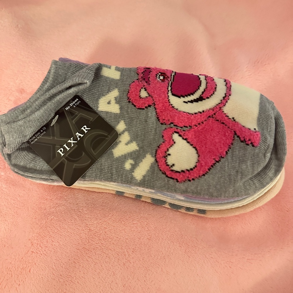 Pixar Character Socks 6 pack
